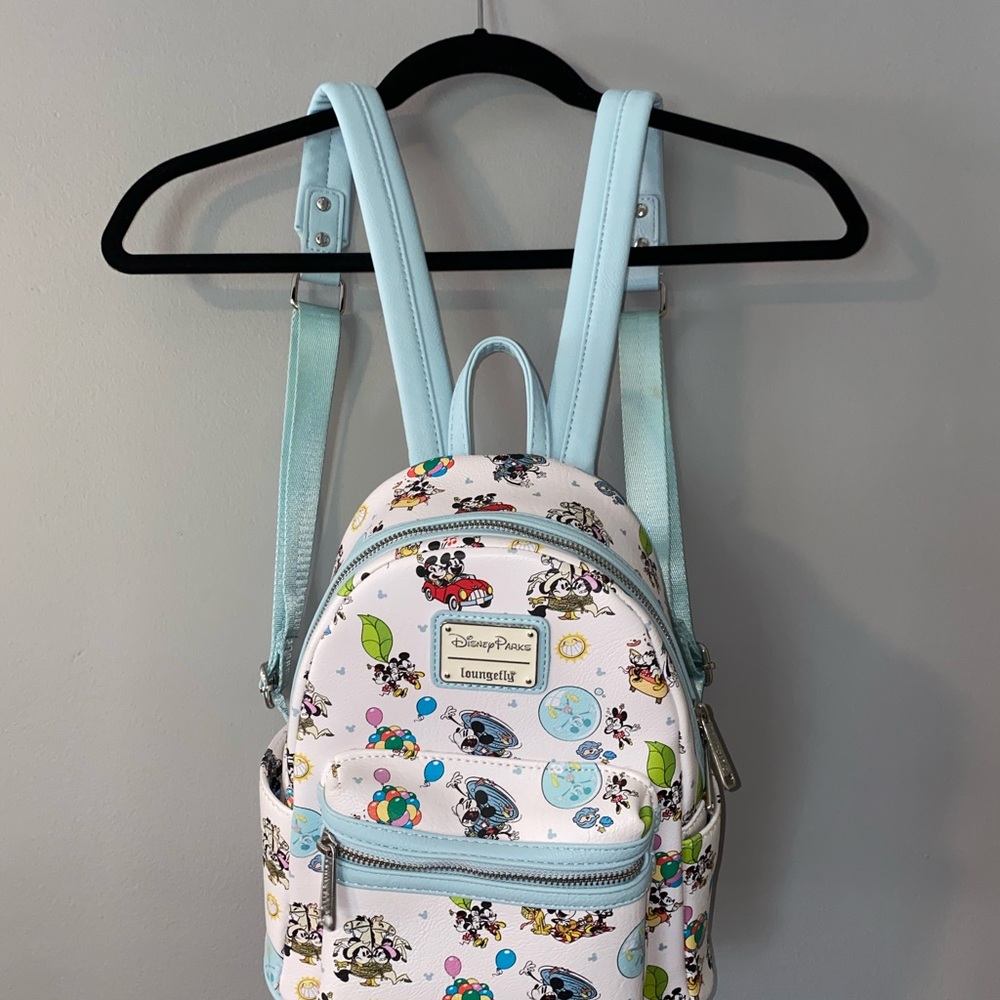Loungefly Disney Parks “Mickey & Minnie’s Runaway Railway” Backpack